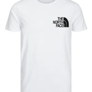 T-SHIRT 100% ΒΑΜΒΑΚΙ ΜΕ LOGO - ΛΕΥΚΟ - THE NORTH FACE ΜΙΚΡΟ
