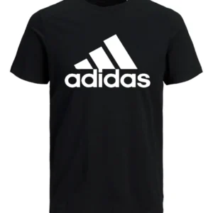 T-SHIRT 100% ΒΑΜΒΑΚΙ ΜΕ LOGO - ΜΑΥΡΟ - ΓΡΑΜΜΕΣ ΜΕΓΑΛΟ