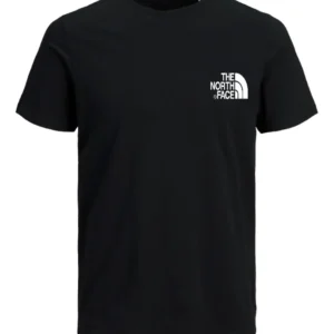 T-SHIRT 100% ΒΑΜΒΑΚΙ ΜΕ LOGO - ΜΑΥΡΟ - THE NORTH FACE ΜΙΚΡΟ