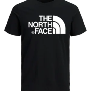 T-SHIRT 100% ΒΑΜΒΑΚΙ ΜΕ LOGO - ΜΑΥΡΟ - THE NORTH FACE ΜΕΓΑΛΟ