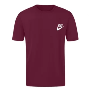 T-SHIRT 100% ΒΑΜΒΑΚΙ ΜΕ LOGO - ΜΠΟΡΝΤΟ - NIKE ΜΙΚΡΟ