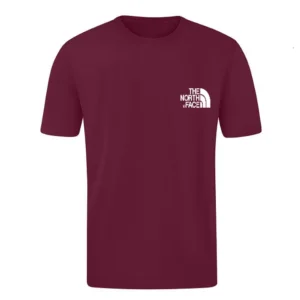 T-SHIRT 100% ΒΑΜΒΑΚΙ ΜΕ LOGO - ΜΠΟΡΝΤΟ - THE NORTH FACE ΜΙΚΡΟ