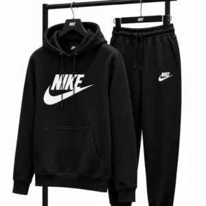 Σετ Φόρμας NIKE με Φούτερ κουκούλα  & Παντελόνι – Μαύρο