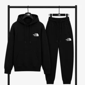 Σετ Φόρμας THE NORTH FACE με Φούτερ κουκούλα & Παντελόνι – Μαύρο