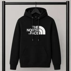 Μαύρο φούτερ με κουκούλα The North Face με Logo