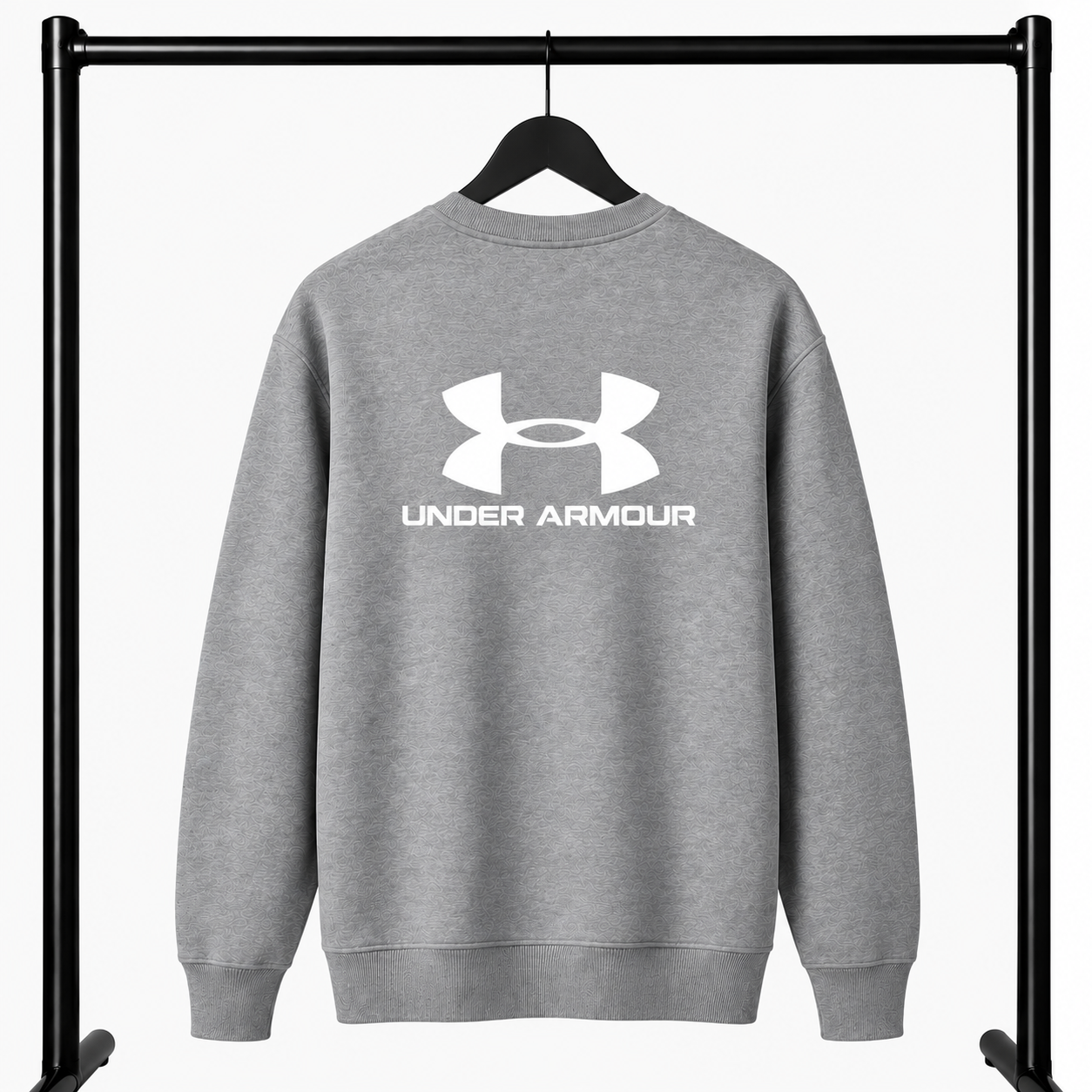 Γκρι Φούτερ Λαιμοκοψη Under Armour