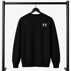 Μαύρο Φούτερ Λαιμοκοψη Under Armour