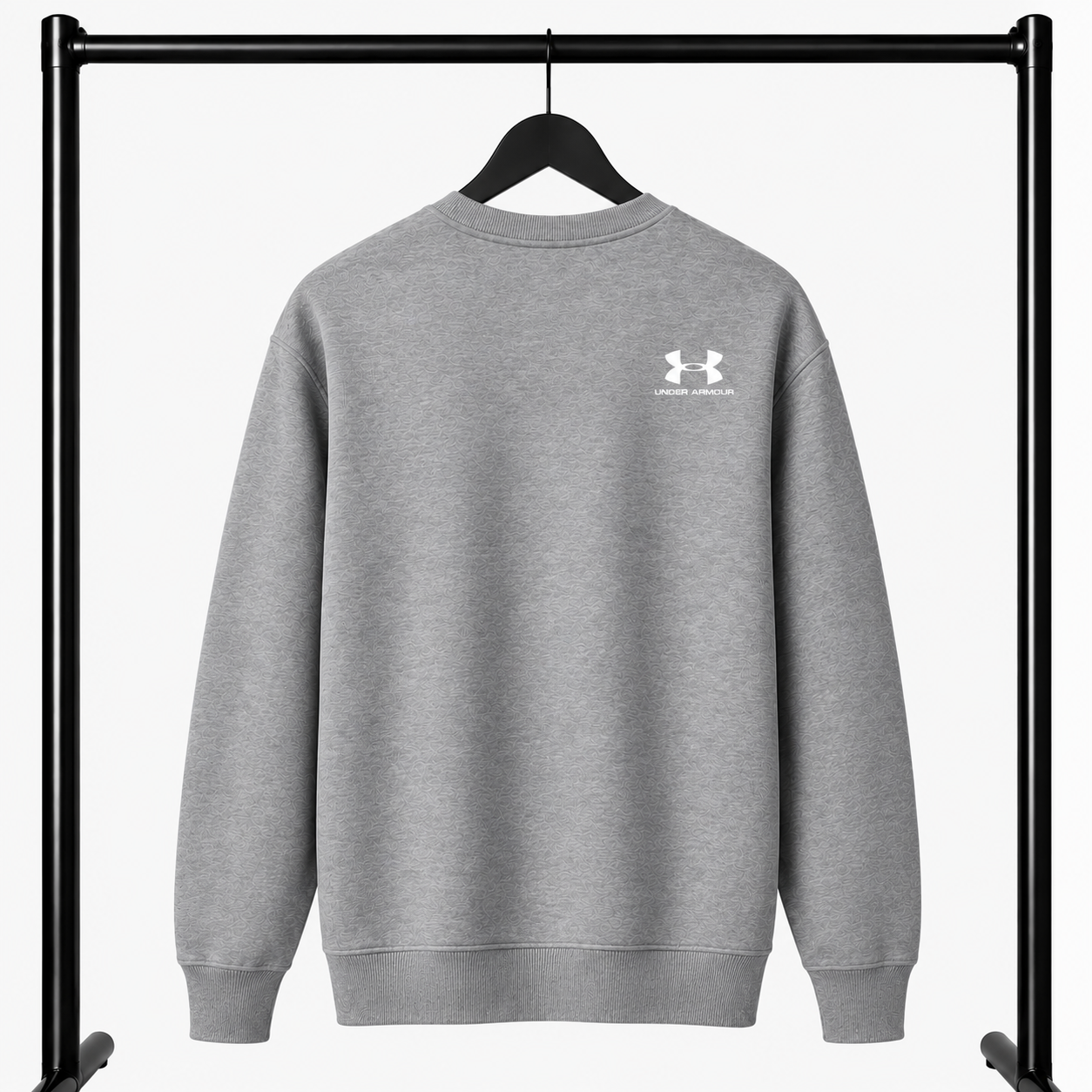 Γκρι Φούτερ Λαιμοκοψη Under Armour