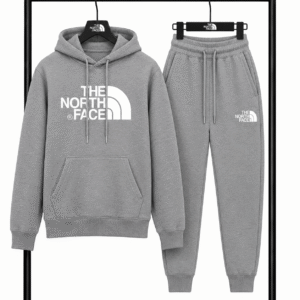 Σετ Φόρμας THE NORTH FACE με Φούτερ κουκούλα  & Παντελόνι – Γκρι