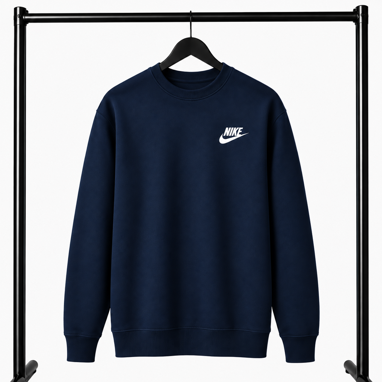 Μπλε Σκούρο Φούτερ Λαιμοκοψη Nike