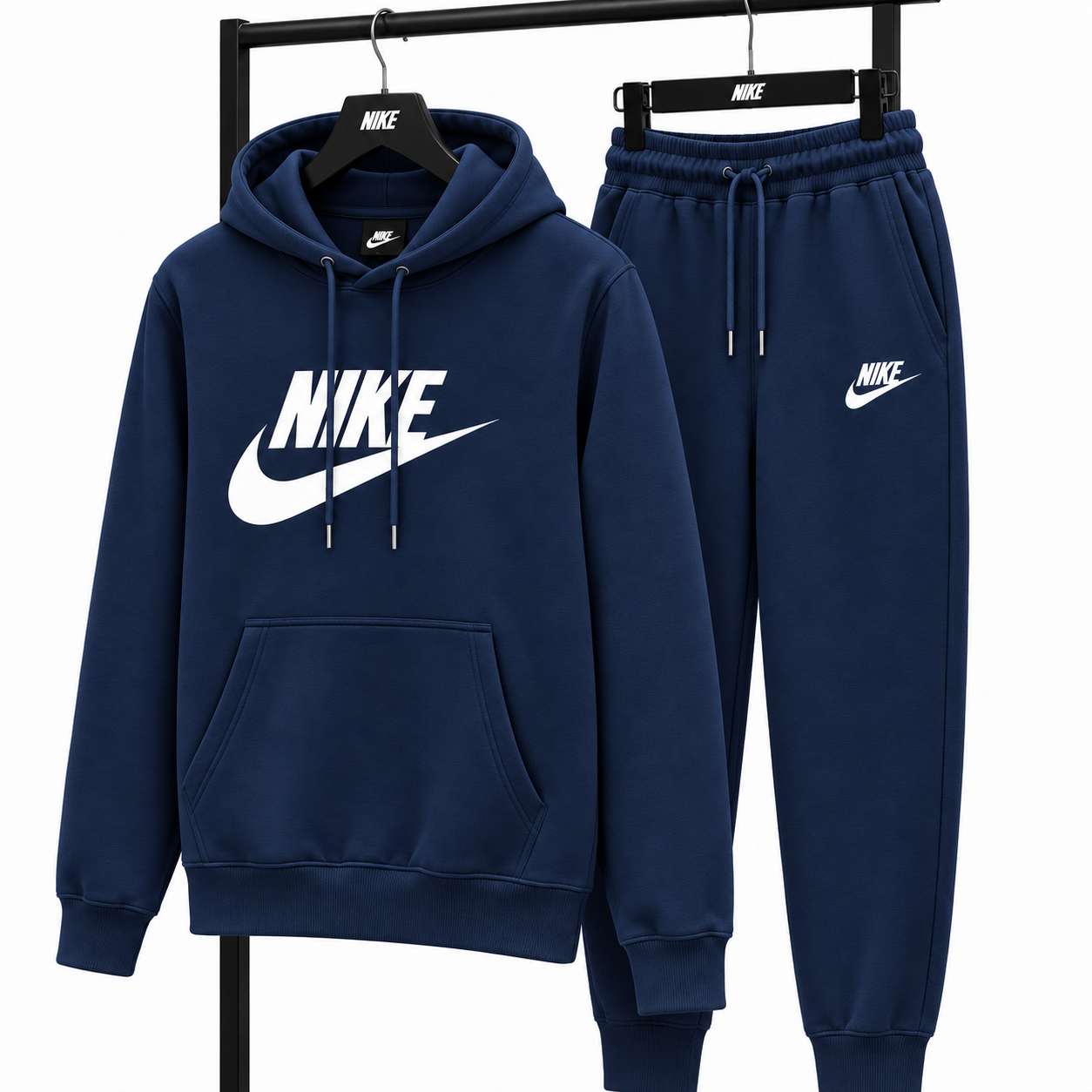 Σετ Φόρμας NIKE με Φούτερ κουκούλα  & Παντελόνι – Μπλε σκούρο