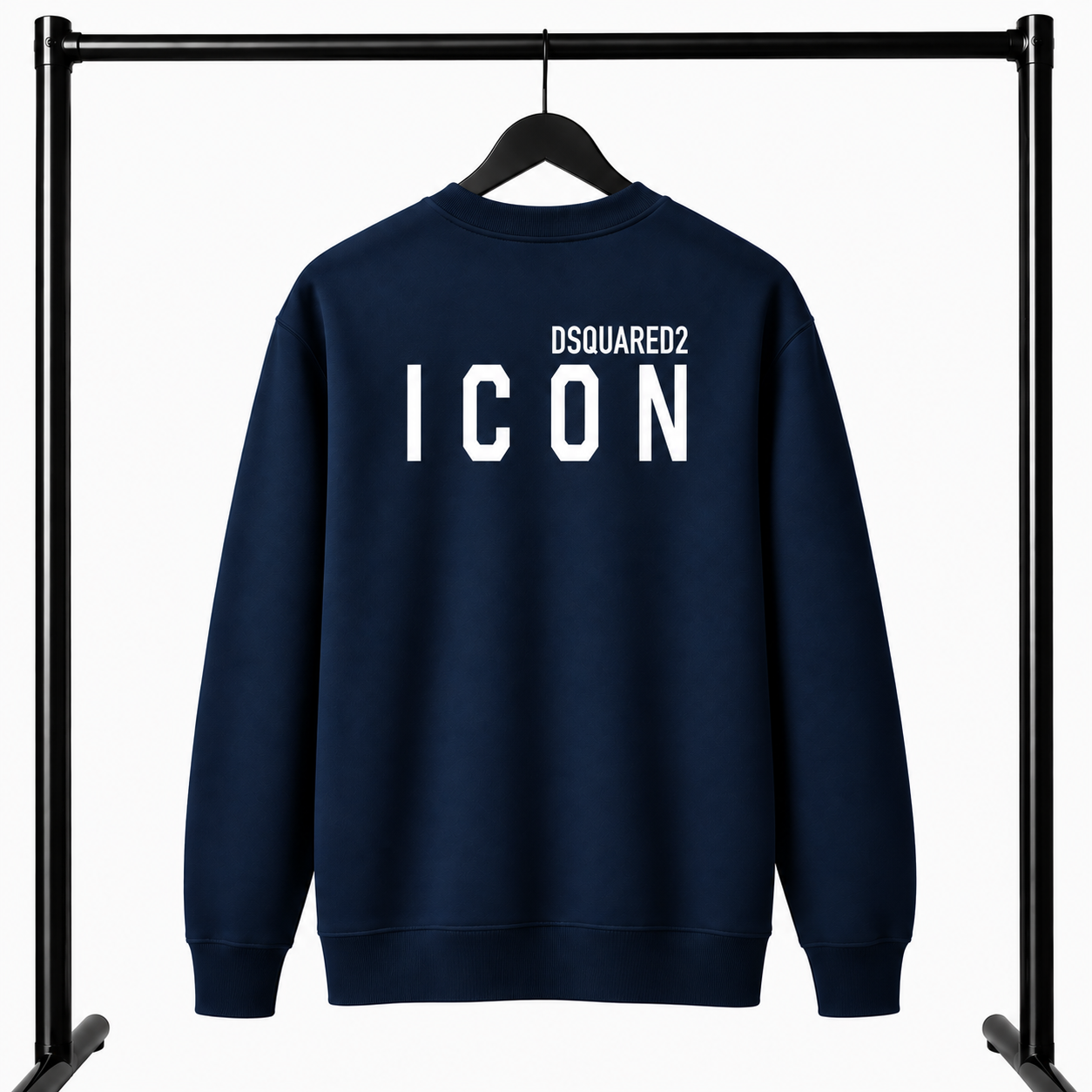 Μπλε Σκούρο Φούτερ Λαιμοκοψη Dsquared2 Icon