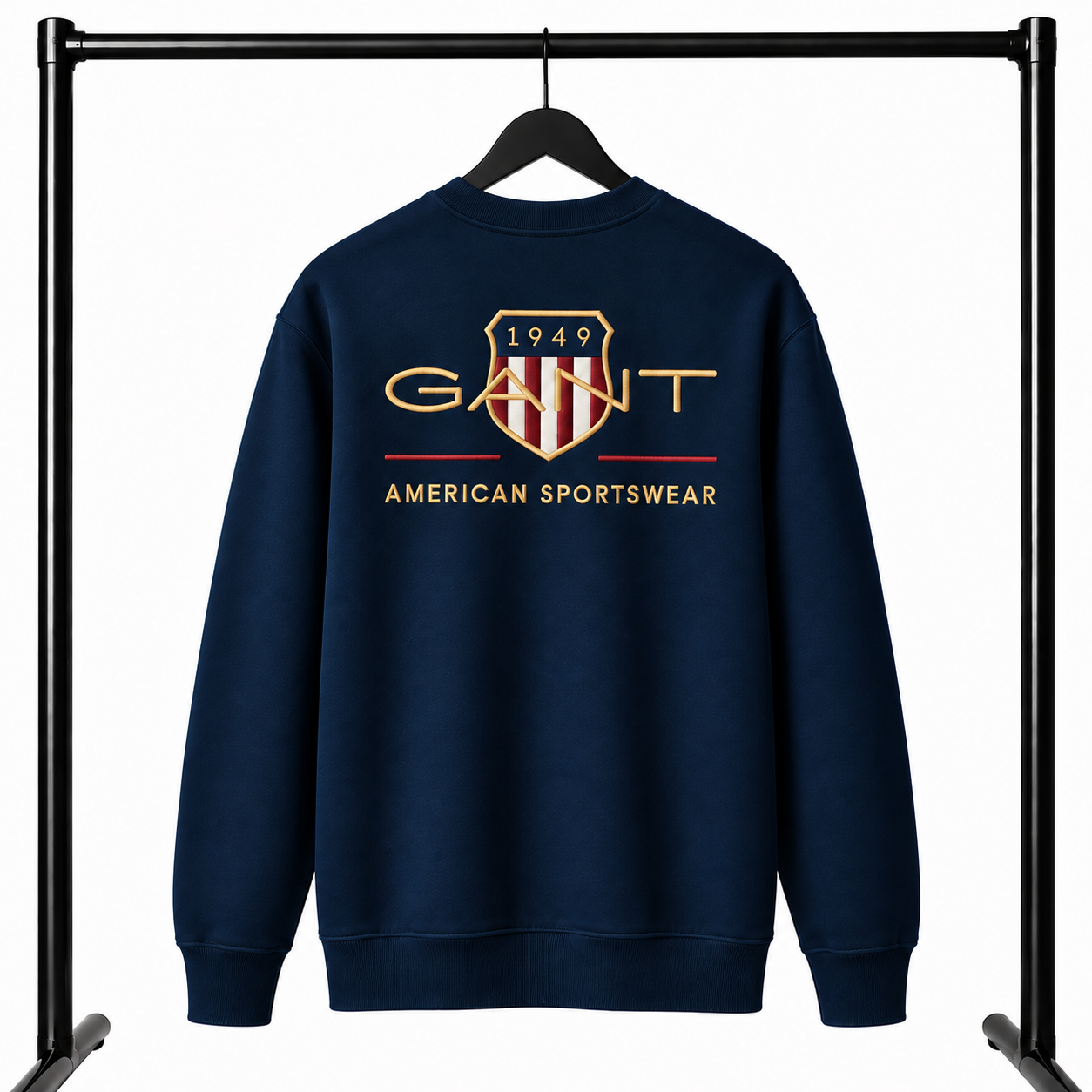 Μπλε Σκούρο Φούτερ Λαιμοκοψη Gant American Sportwear