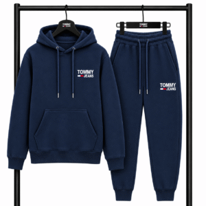 Σετ Φόρμας TOMMY JEANS με Φούτερ κουκούλα & Παντελόνι – Μπλε σκούρο