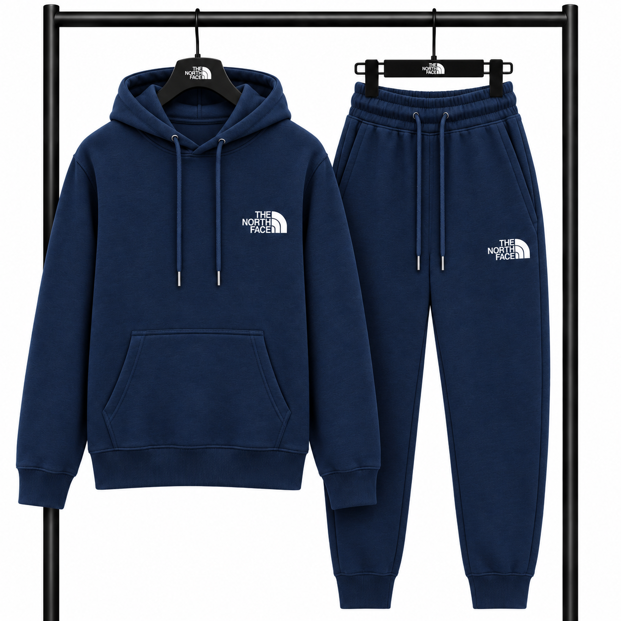 Σετ Φόρμας THE NORTH FACE με Φούτερ κουκούλα  & Παντελόνι – Μπλε σκούρο