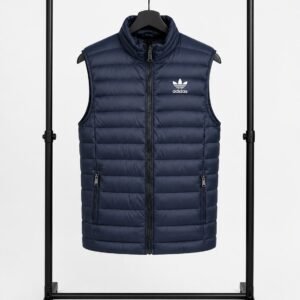 Αμάνικο Μπουφάν Puffer Adidas Trefoild – Navy Blue