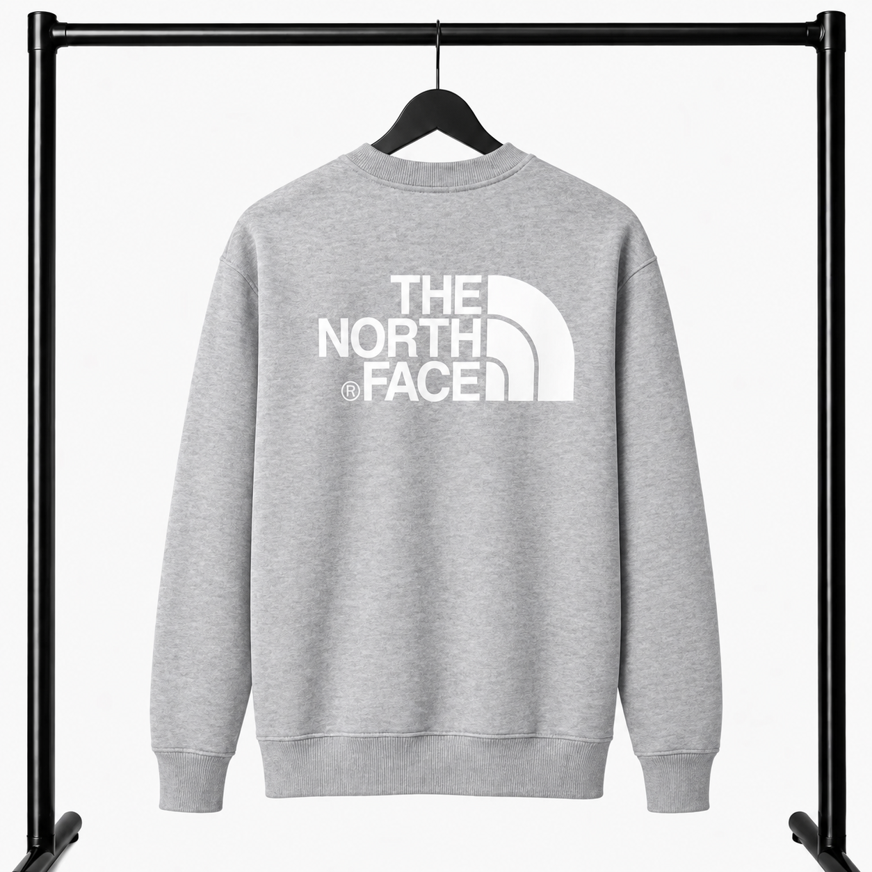 Γκρι Φούτερ Λαιμοκοψη The North Face