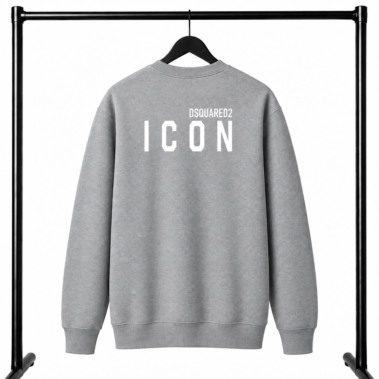 Γκρι Φούτερ Λαιμοκοψη Dsquared2 Icon