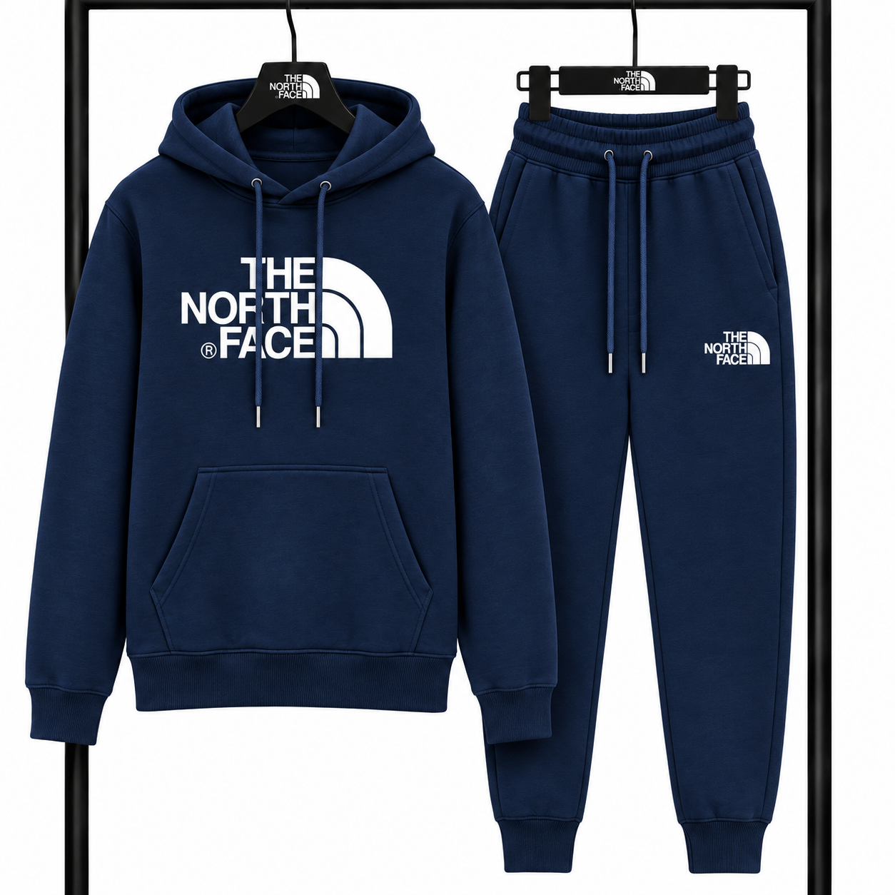 Σετ Φόρμας THE NORTH FACE με Φούτερ κουκούλα  & Παντελόνι – Μπλε σκούρο